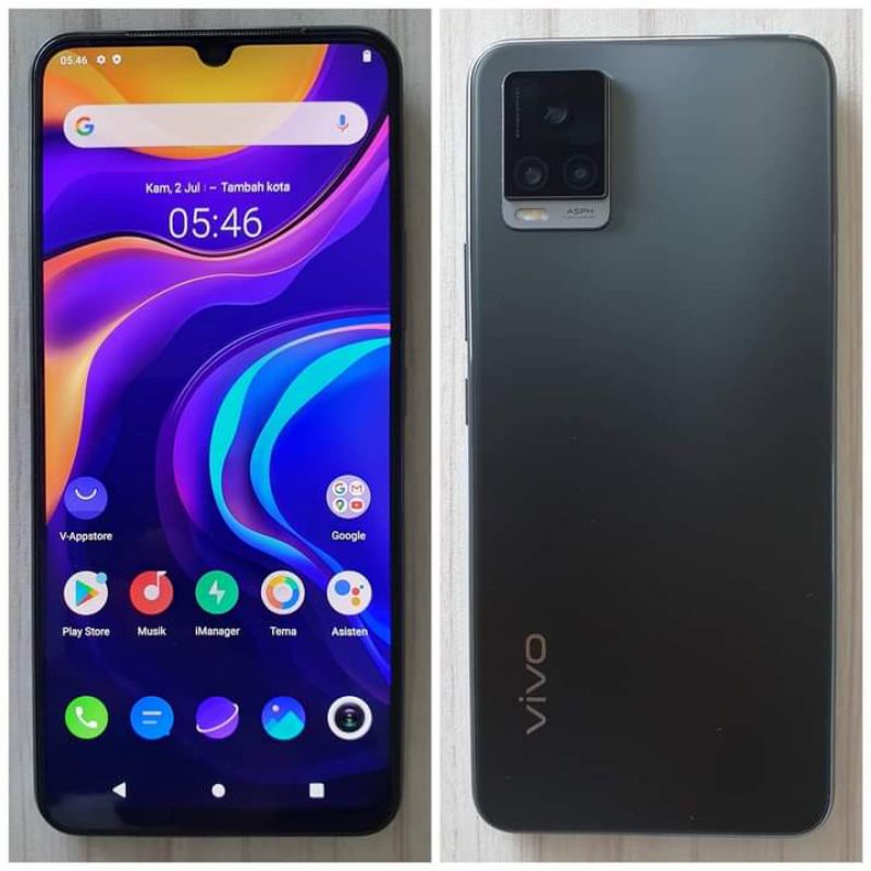 vivo v20 2021 8/128 gb second/bekas Like New