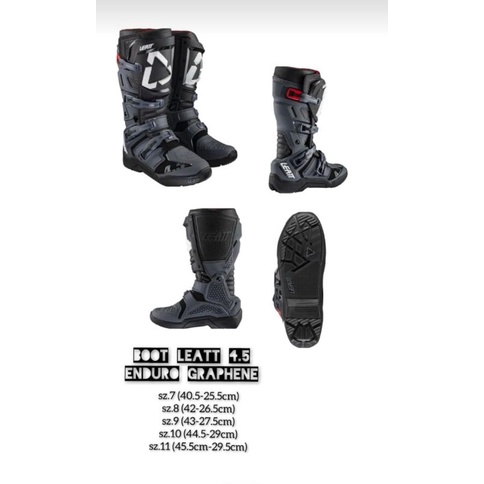 Sepatu Leatt 4.5 enduro Sepatu cross sepatu offroad leatt