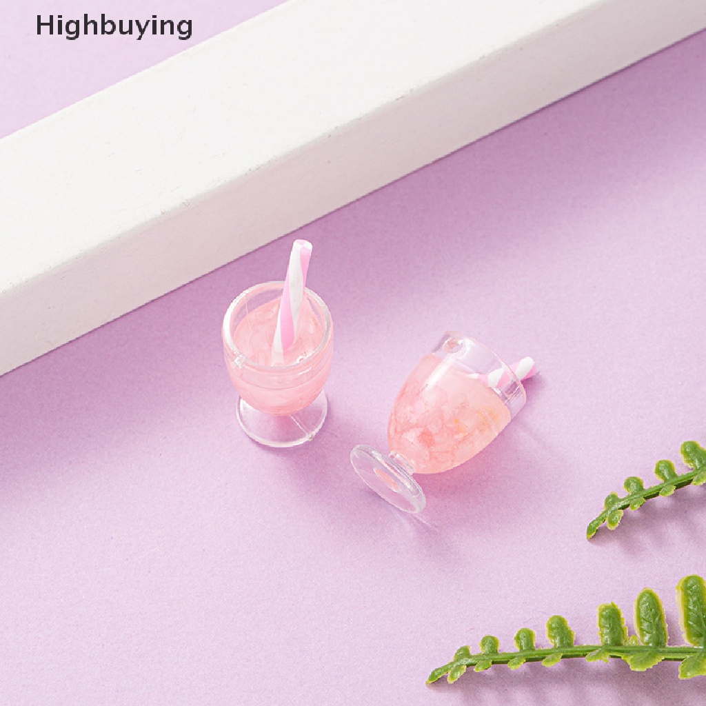 Hbid 40PCS / Set Mainan Miniatur Sippy Cup Bahan Resin Skala 1: 12 Untuk Dekorasi Rumah Boneka Glory