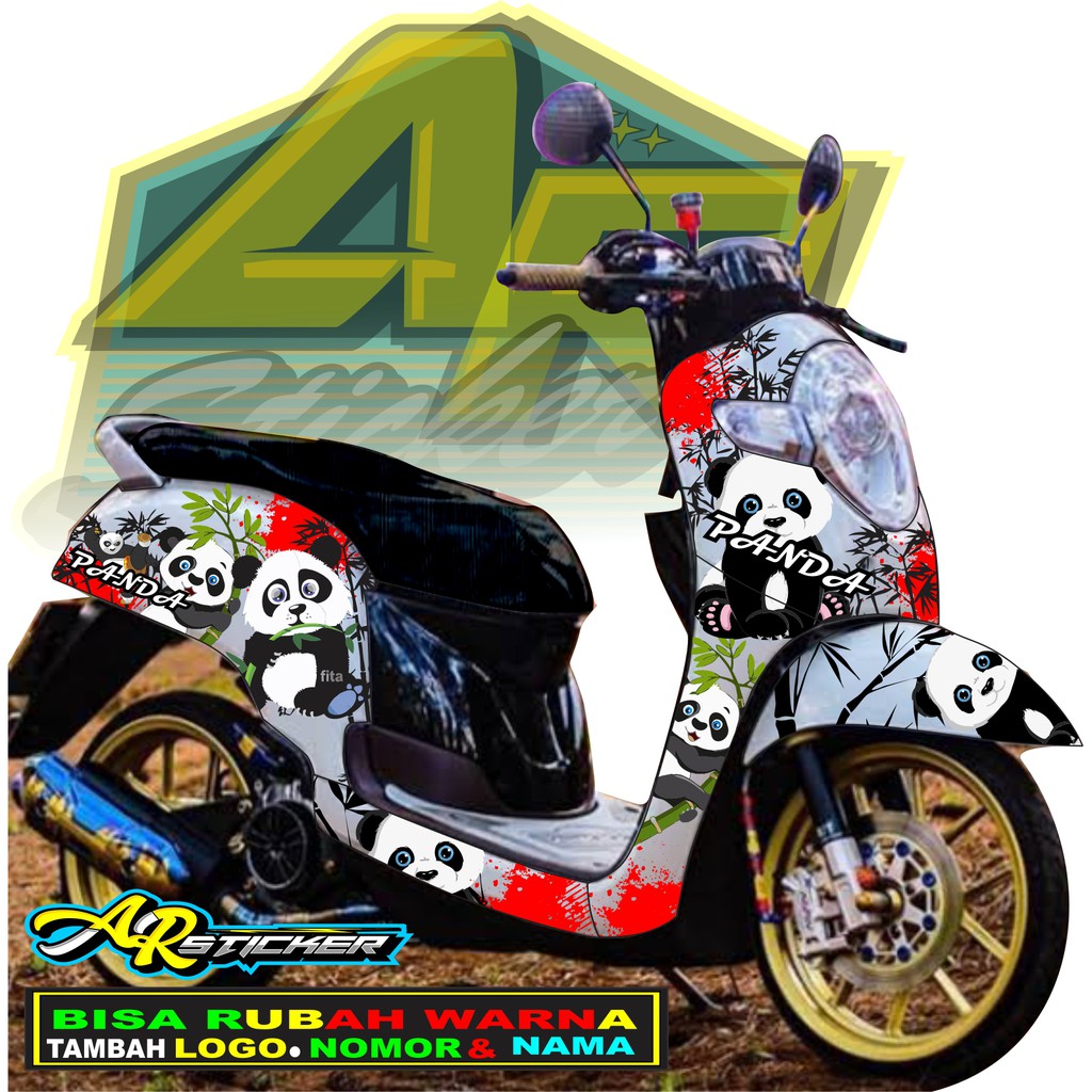 Decal scoopy Decal Scoopy full body Full Blok Decal Scopy Dekal New Fi 2017 2018 2019 2020 PANDA