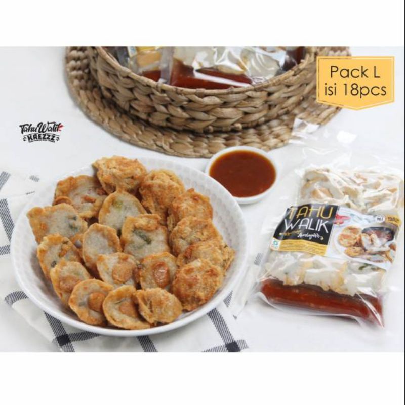 

Tahu Walik Isi 18 Krenyes Tahu Krispy Best Seller Topping Sambal Spesial