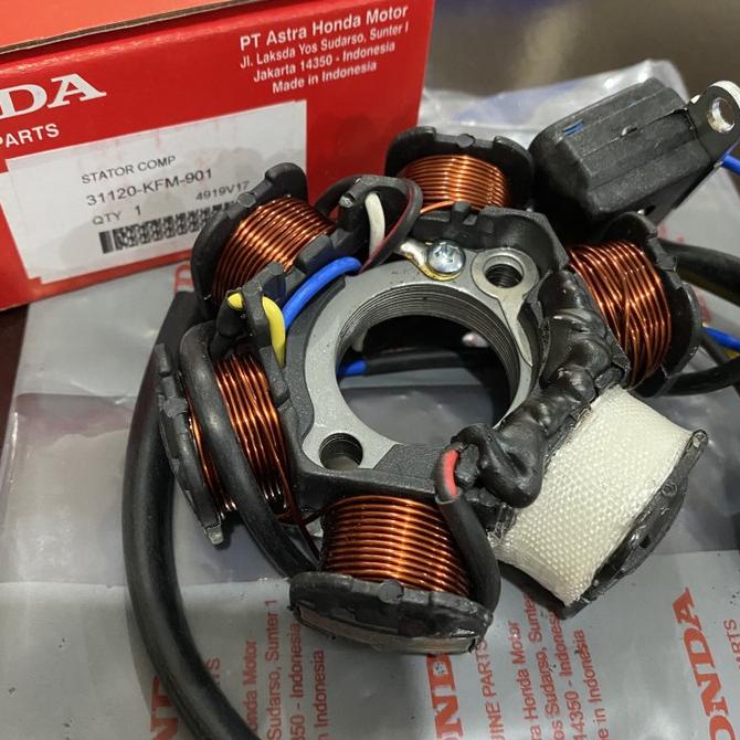 Spull Spul Stator Assy Motor Honda Supra Fit New Baru Legenda Revo Kfm