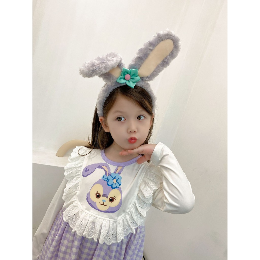 Dress Anak Perempuan Korean Fashion Motif Kelinci/Melody Long Sleeve Gaun