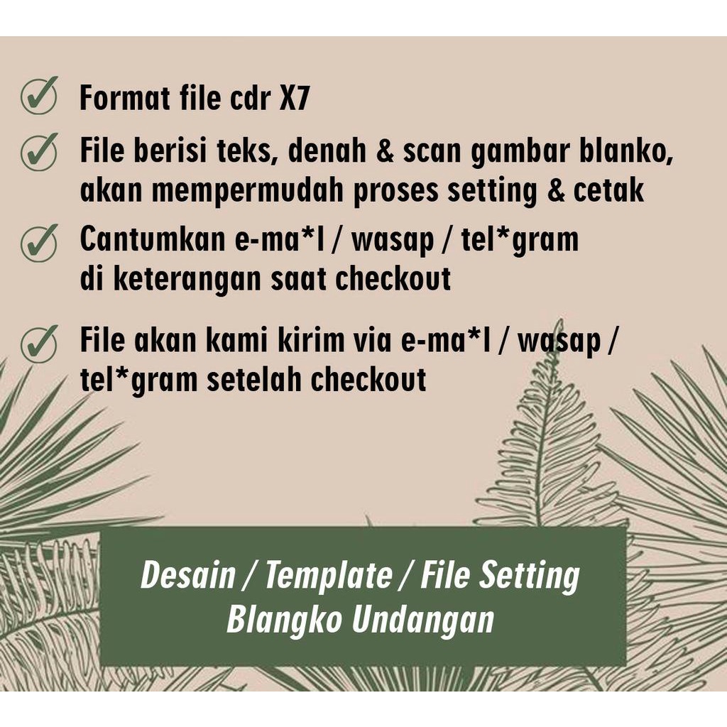 TEMPLATE BLANKO UNDANGAN - FILE SETTING BLANKO UNDANGAN ALL SERIES