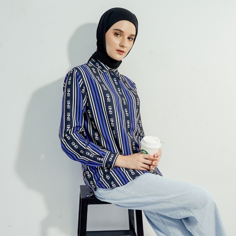 BNB Preloved Brand No Brand - Monogram lines top