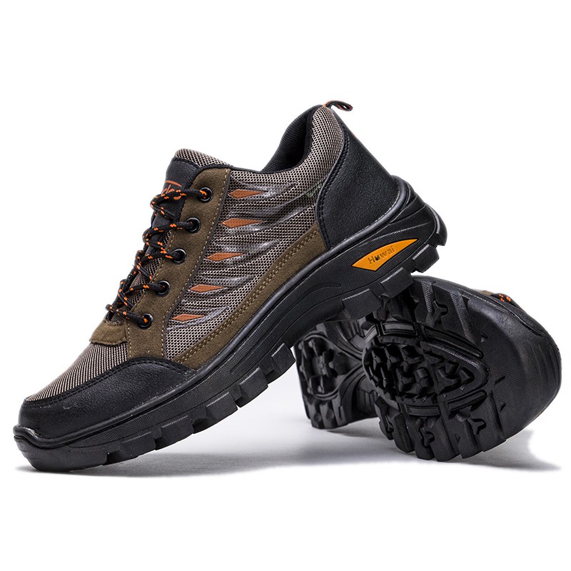 Highland Sepatu Hiking Olah Raga Pria Tahan Air Luar Ruangan Non-Slip Panjat Tebing Shoes MH201