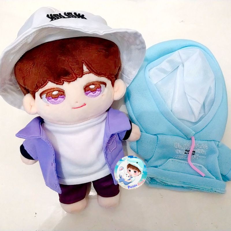 READY Seventeen doll wonwoo holiwon