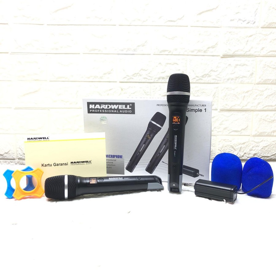 Mic Wireless Hardwell Simple 1 Original Portable