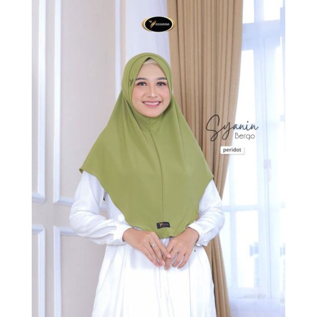 (BISA COD) JILBAB INSTAN POLOS / BERGO SYANIN YESSANA-4