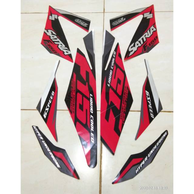 STRIPING SATRIA FU 2016