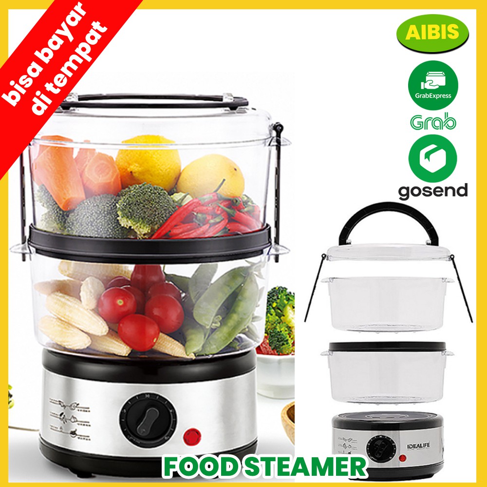 Steam Cooker listrik | kukusan listrik | food steamer | kukusan sehat IDEALIFE