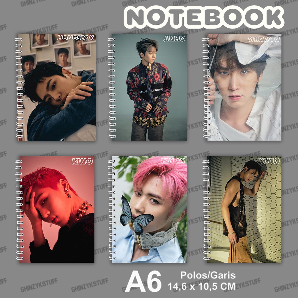 

Notebook A6 (14.5x10.5cm) Pentagon KPOP Boyband Genie Us