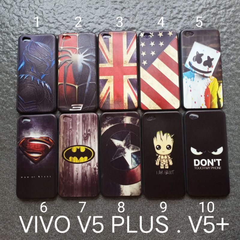 Case gambar Vivo V5+ . V5 plus motif cowok soft softcase softshell silikon cover casing kesing housing