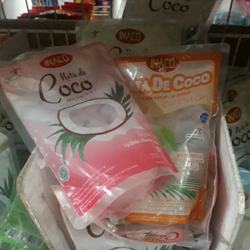 

inaco nata de coco pouch 360gr