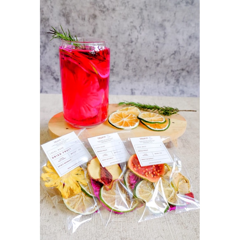 

TruFit Package 1 Week / Premium Dried Fruit / Infused Water Pack / Mix Dried Fruit / Dried Fruit Cold Infuse / Detox Water