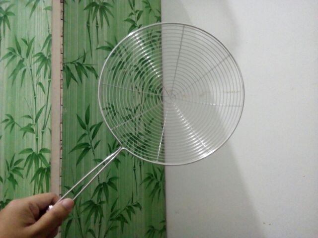 Serok Jaring Mie. Serok Parabola Stainless Steel 19 Cm