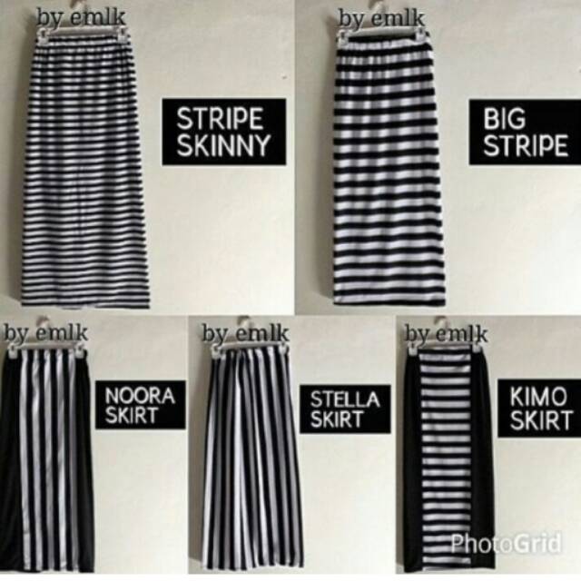 Stripe skirt
