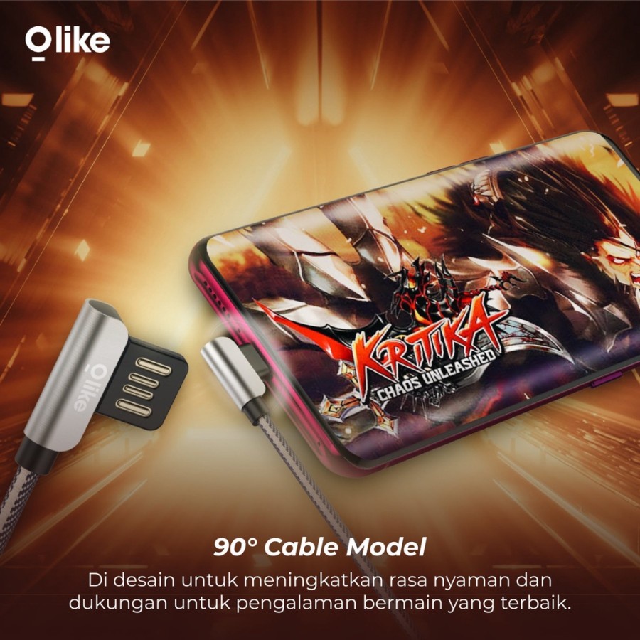 KABEL LIGHTNING OLIKE FAST CHARGING 2.4A OC-G1L