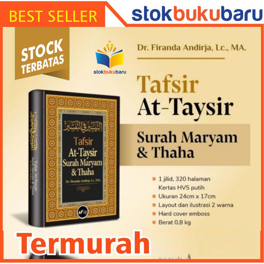 

TAFSIR AT TAYSIR SURAH MARYAM DAN THAHA USTADZ FIRANDA