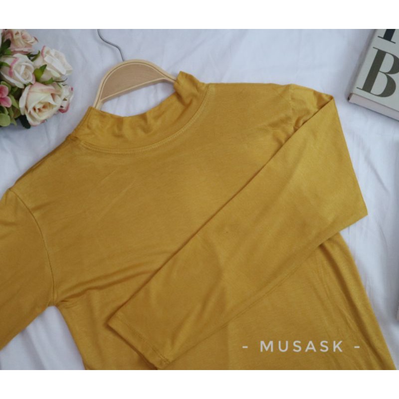 MANSET BAJU RAYON PREMIUM / MANSET KAOS RAYON TURTLENECK