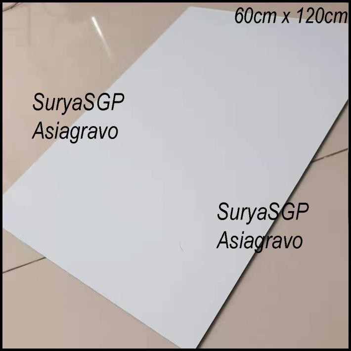 

Gravoply Putih/Bahan Name Tag/60Cmx120Cm Tebal 1.5Mm