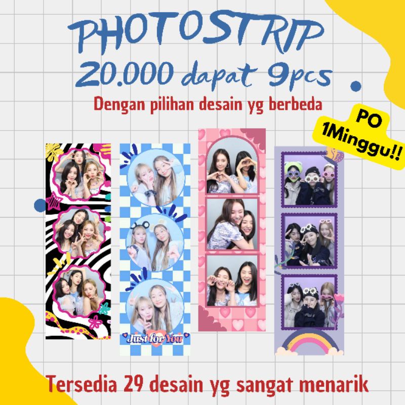 

CETAK PHOTOSTRIP CUSTOM FOTO SENDIRI | PHOTOBOTH | FREEBIES | KADOUNIK | AESTHETIC