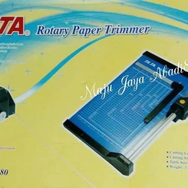 

Paper Cutter Rotary TATA Rpt-380/ Mesin Pemotong Kertas TATA RPT-380