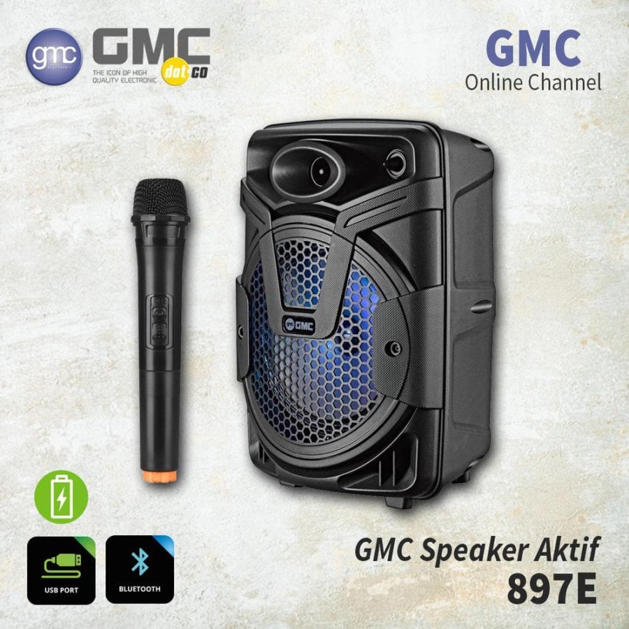 SPEAKER PORTABLE GMC 897E / 897 E BLUETOOTH