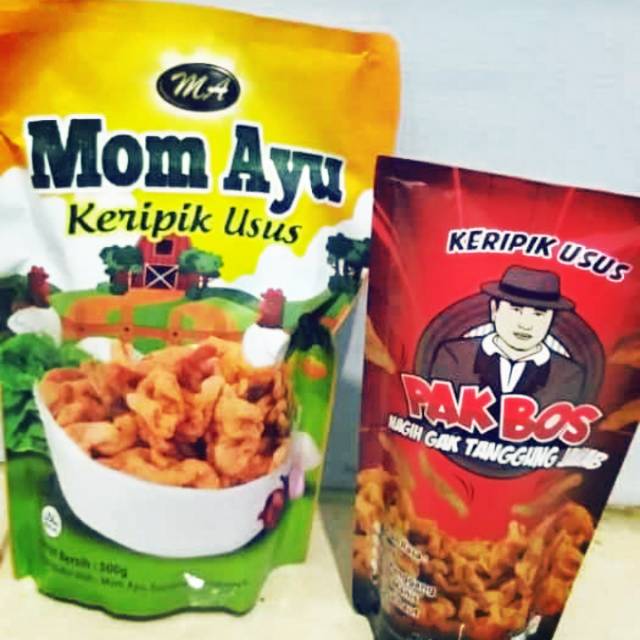 

Kripik usus ori dan pedas