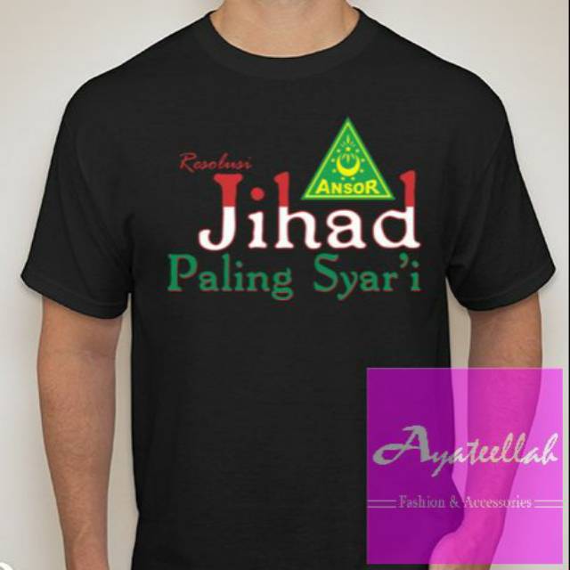 KAOS ANSOR - KAOS NU - RESOLUSI JIHAD