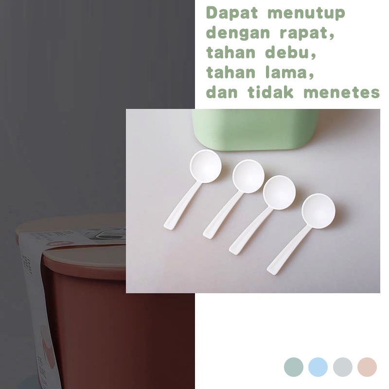 Kotak Bumbu Dapur Set 4 in 1 Tempat Bumbu Dapur Set Wadah Bumbu Dapur Set Perlengkapan Dapur Tempat Bumbu Set Tempat Wadah Bumbu