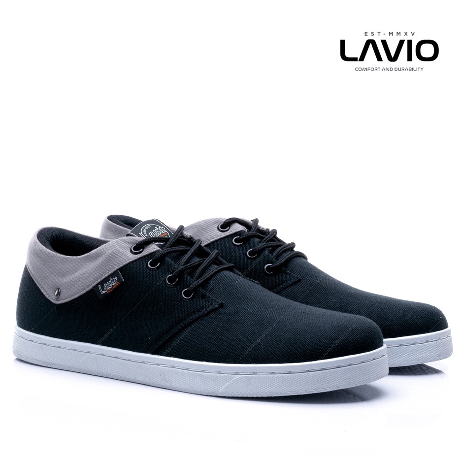 Sepatu Casual Pria Original Branded Keren 2022 Lavio Hilton Kanvas