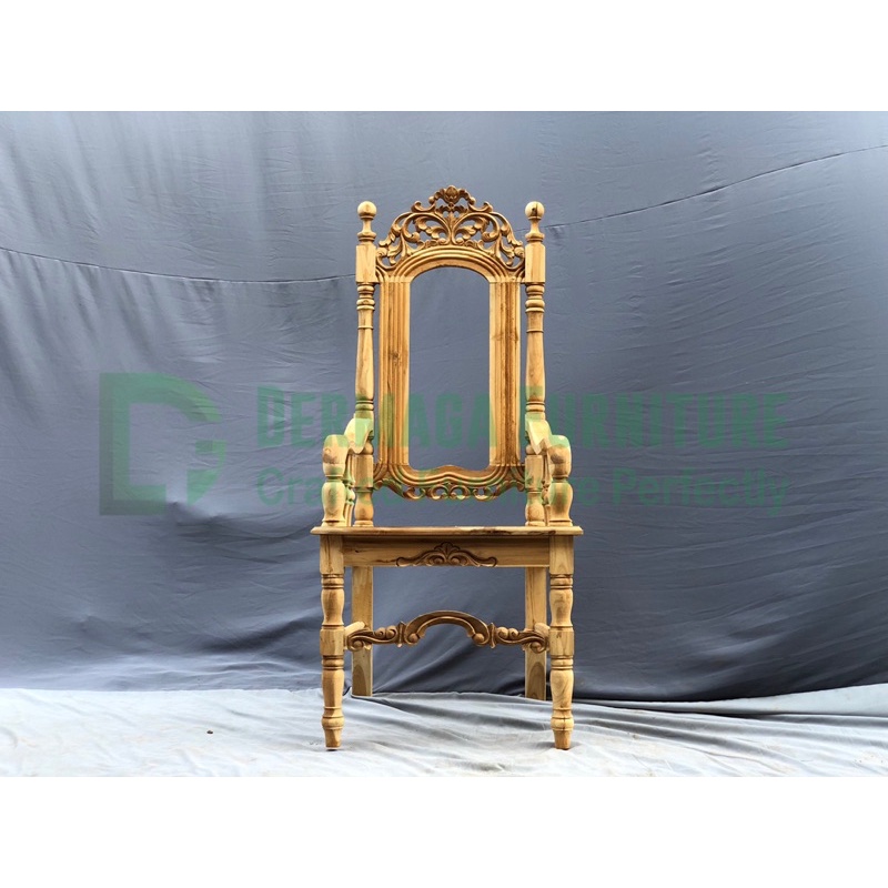 KURSI TAMU RAJA ANTIK KAYU JATI KURSI PELAMINAN KURSI TERAS SOFA KURSI PELAMINAN DEKORASI TERAS RUMA