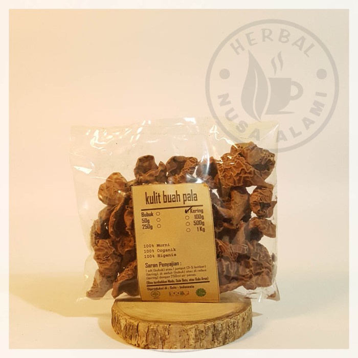 

KULIT BUAH PALA KERING | PREMIUM | Myristica Fragrans 100g