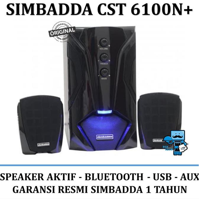 Super Sale Simbadda Speaker CST 6100+ -Bluetooth, USB&Memory SD Port,Radio Ready Stock