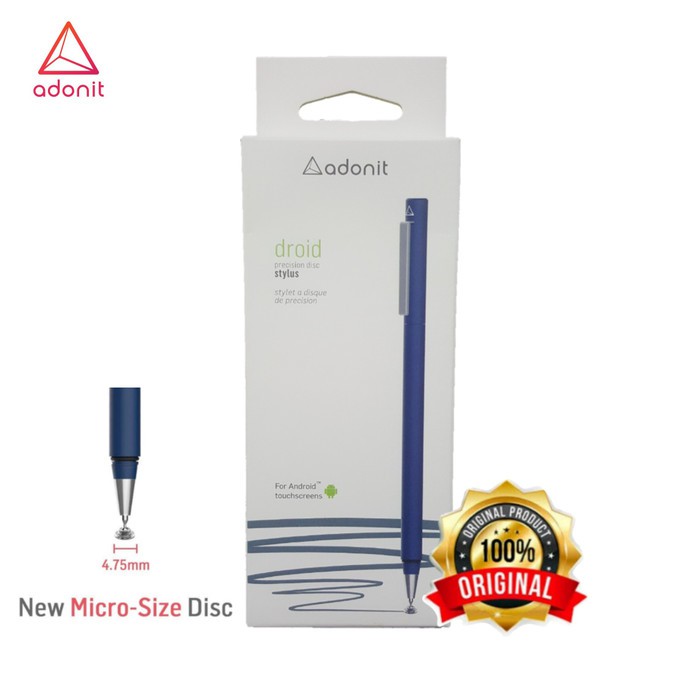 Adonit Droid stylus touchpen for Android smartphone Tablet Blue