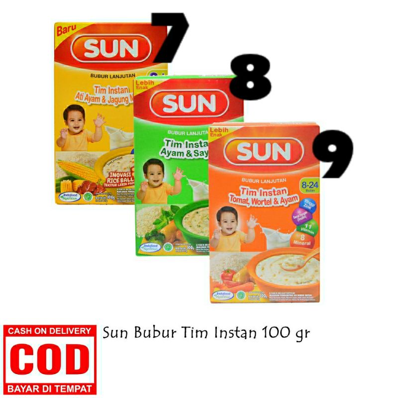 SUN BUBUR BAYI 6 -24 BULAN 120 GR