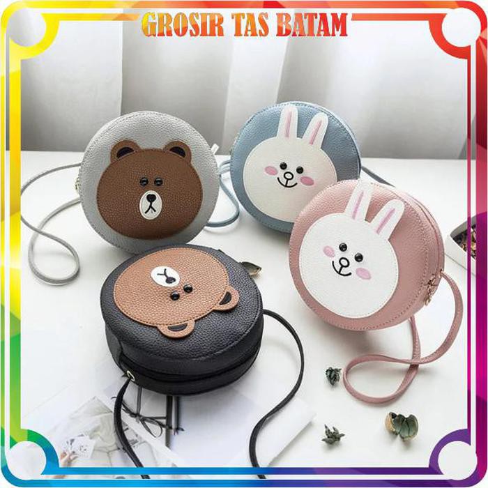 

lidya_vianiW050 TAS SlingBag Wanita Line Fashion Selempang Tas Slempang Slingbag Mini Import Batam