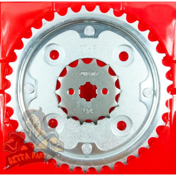 GEAR SET + RANTAI ASLI ORIGINAL HONDA AHM KWW KUALITAS ORIGINAL BLADE NEW BLADE REVO ABS REVO FIT