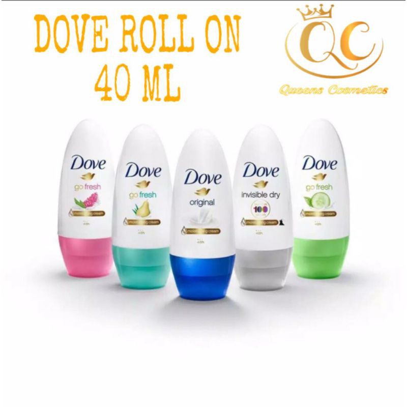 DOVE Roll On 40 ML /Deodorant Dove Original 100%