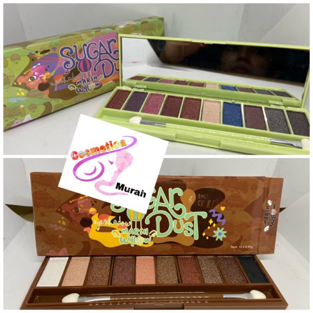 palette panjang - MARSHWILLOW SUGAR DUST EYESHADOW - EYESHADOW PALLETE MARSHWILLOW sugardust