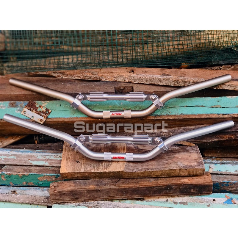 handle bar stang stir daytona low silver original