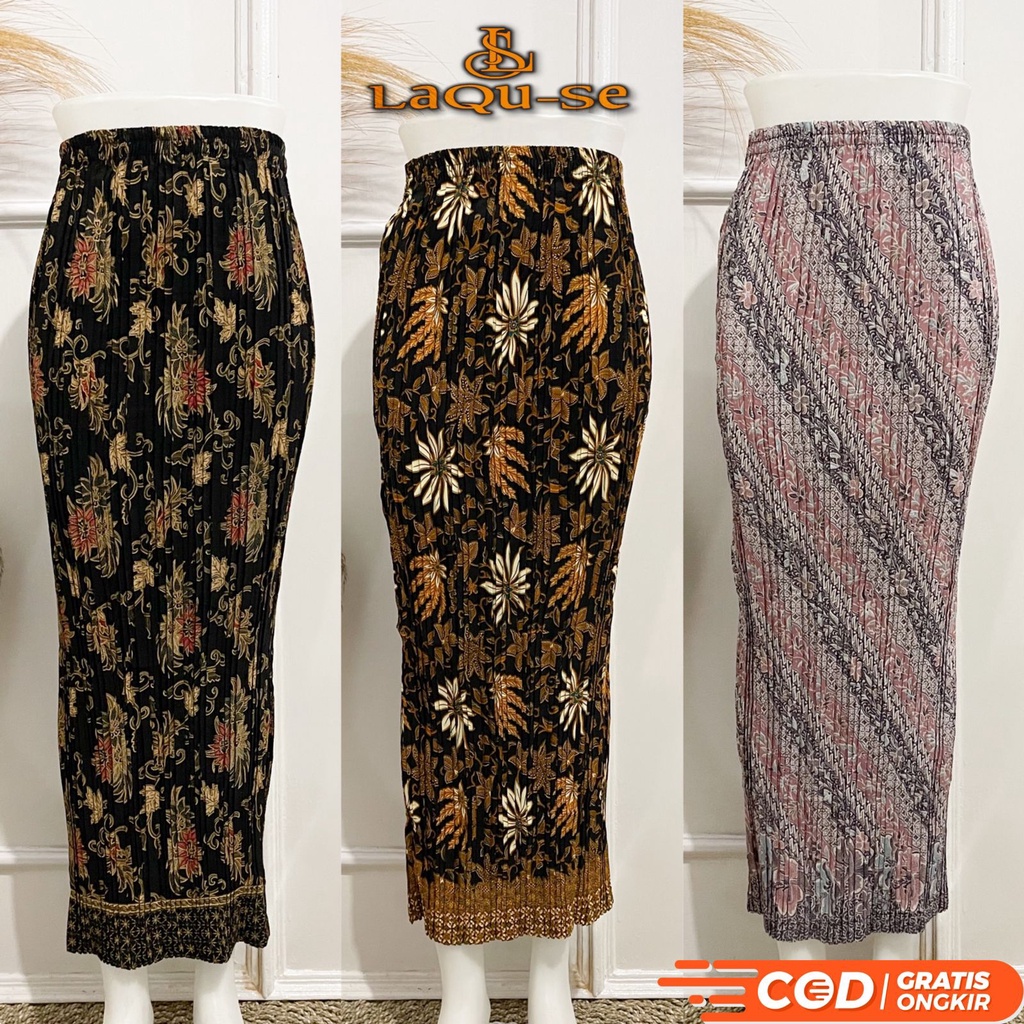 Bawahan Kebaya Plisket Rok Plisket Batik Rok Kebaya Plisket Terbaru