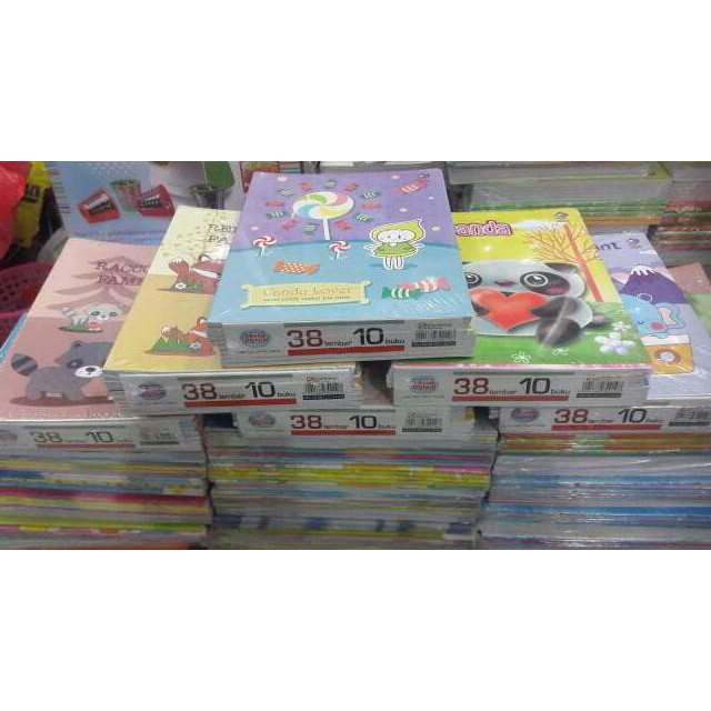 

Buku Tulis Sinar Dunia(sidu) 38 lembar (isi 10 buku/pak)