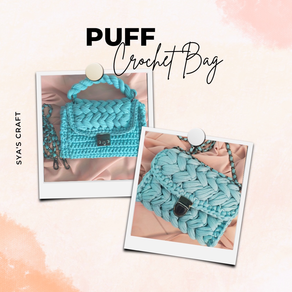 Puff Crochet Bag/Tas Rajut Puff