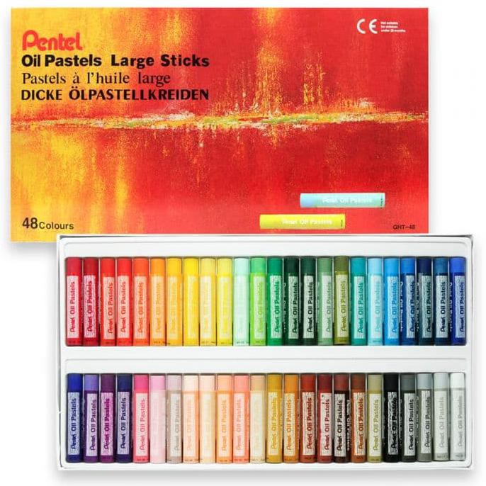 

Ready Stok! Pentel Oil Pastel Large Stick Ght 48 Murah