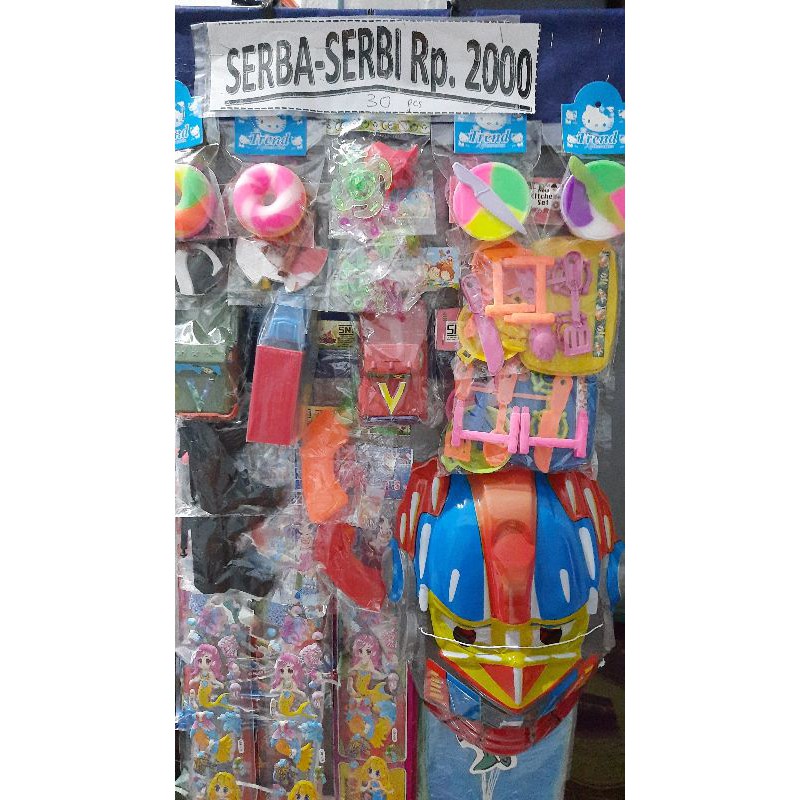 mainan serba 2000//isi 30 pcs//siap titip ke warung