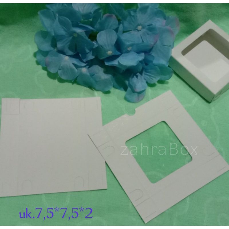 

box nail art kuku palsu uk.7,5x7,5x2/paperbox custom (HARGA 1pc)