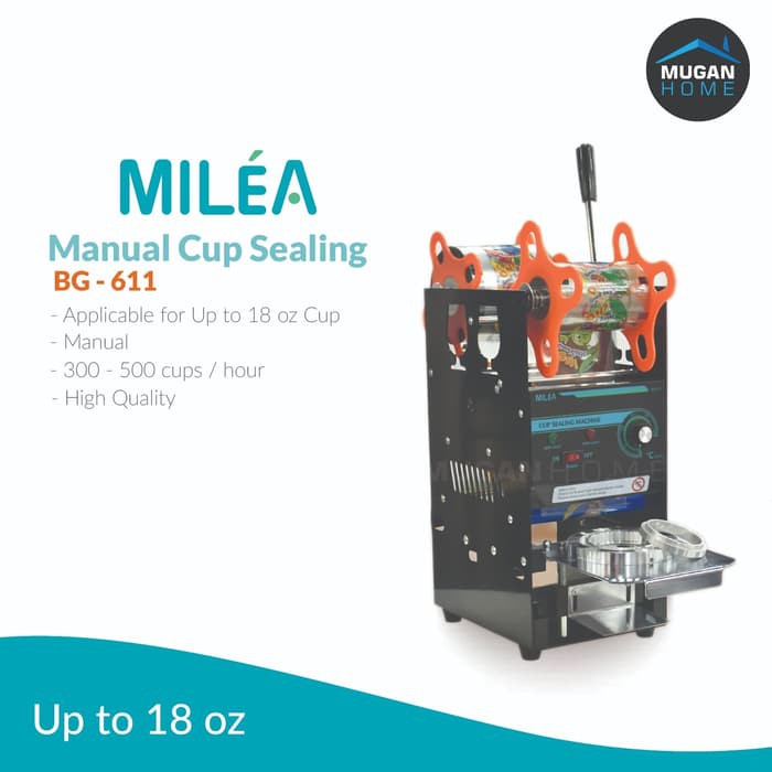 Cup Sealing MILEA Manual  Mesin Press Untuk Minuman Cup