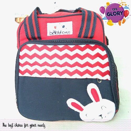 Baby Cute Tas Bayi Kecil/Medium Saku Bordir Animal Series/Diaper Bag